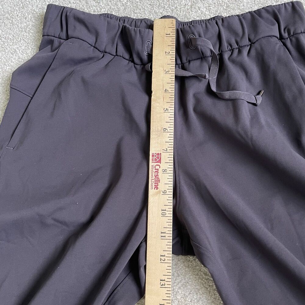 Lululemon On The Fly Athletic Performance Pants Black Gray Women's 6 Tall 31.5" - Picture 11 of 11
